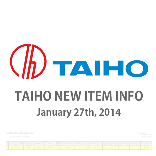 TAIHO NEW ITEM INFO