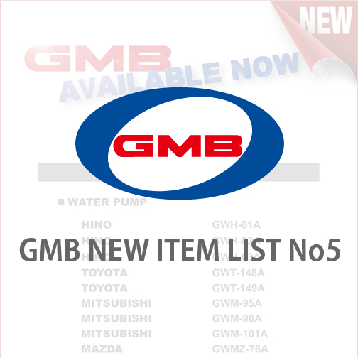 GMB NEW ITEM LIST No5
