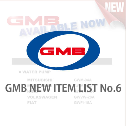 GMB NEW ITEM LIST No.6