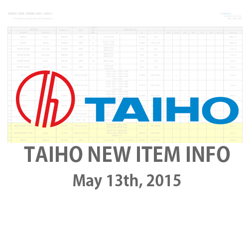 TAIHO NEW ITEM INFO