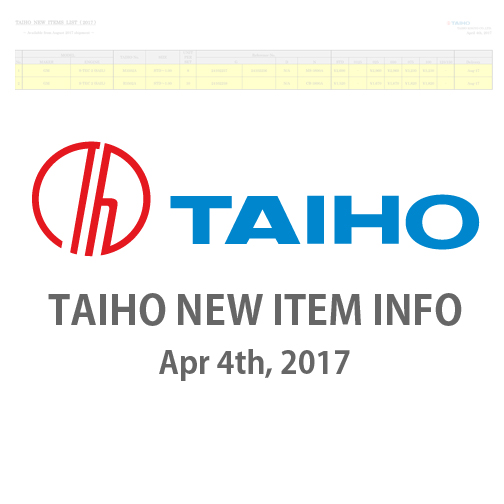 TAIHO NEW ITEM INFO