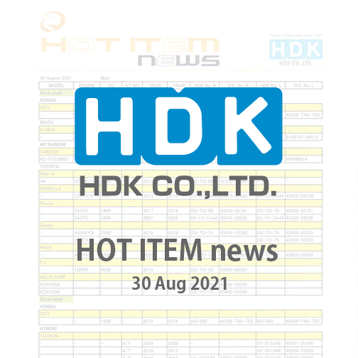 HDK HOT ITEM news 2021 No.1