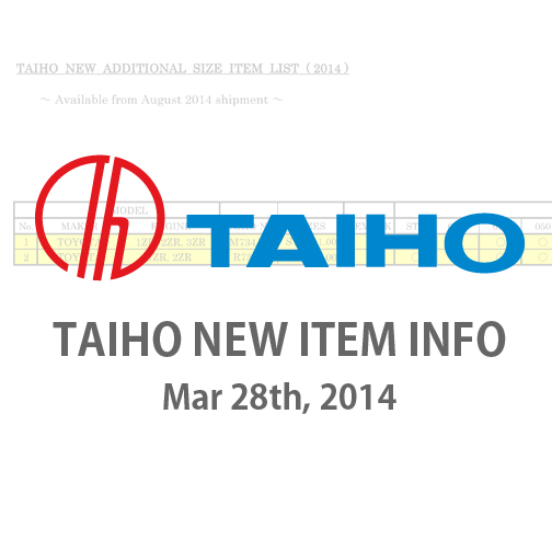 TAIHO NEW ITEM INFO