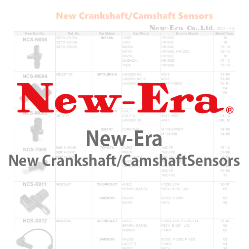 New Era New Crankshaft/CamshaftSensors