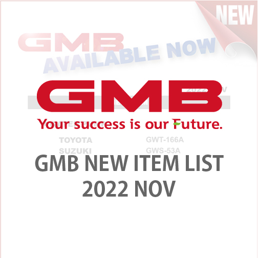 GMB NEW ITEM LIST 2022 NOV