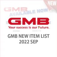 GMB NEW ITEM LIST 2022 SEP